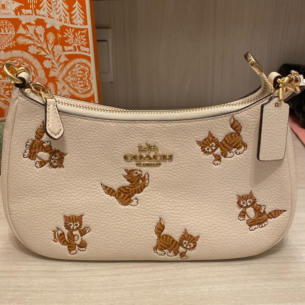 Coach ginger cat handbag
